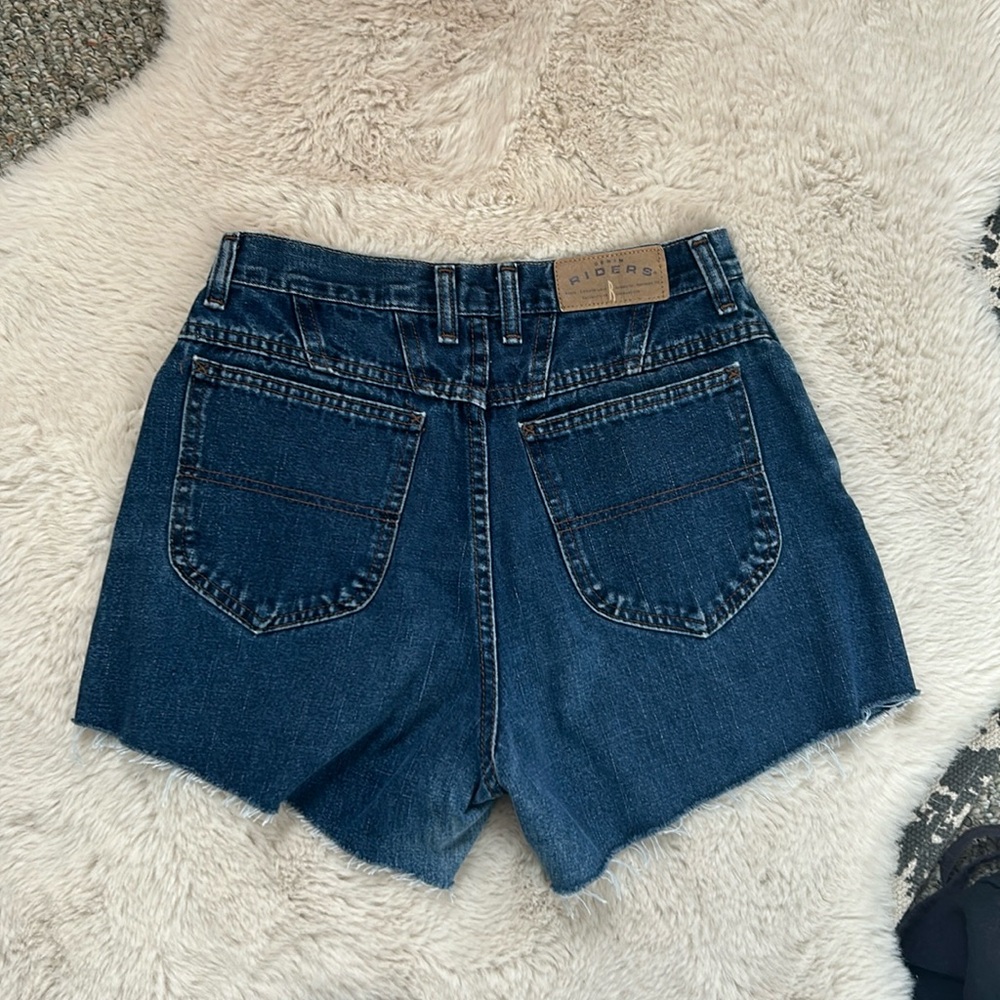Riders by Lee Dark Blue Denim Jean Shorts